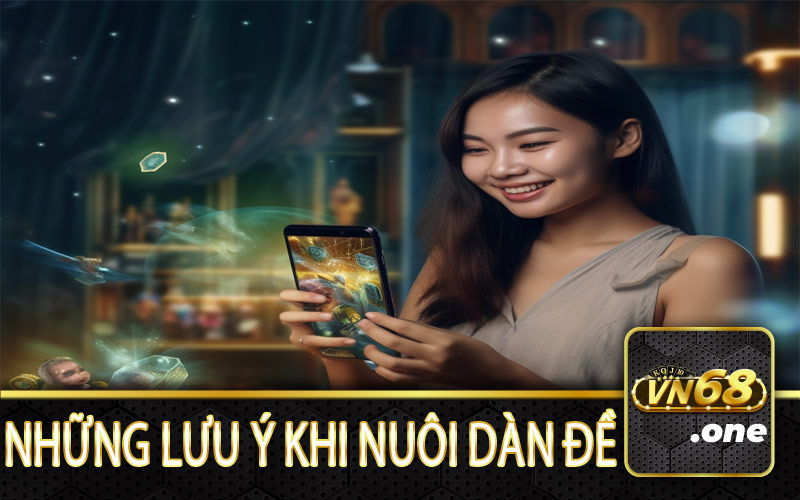 Cẩn thận những lưu ý để nuôi dàn đề chuẩn xác